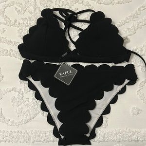 Zaful black bikini with tags.